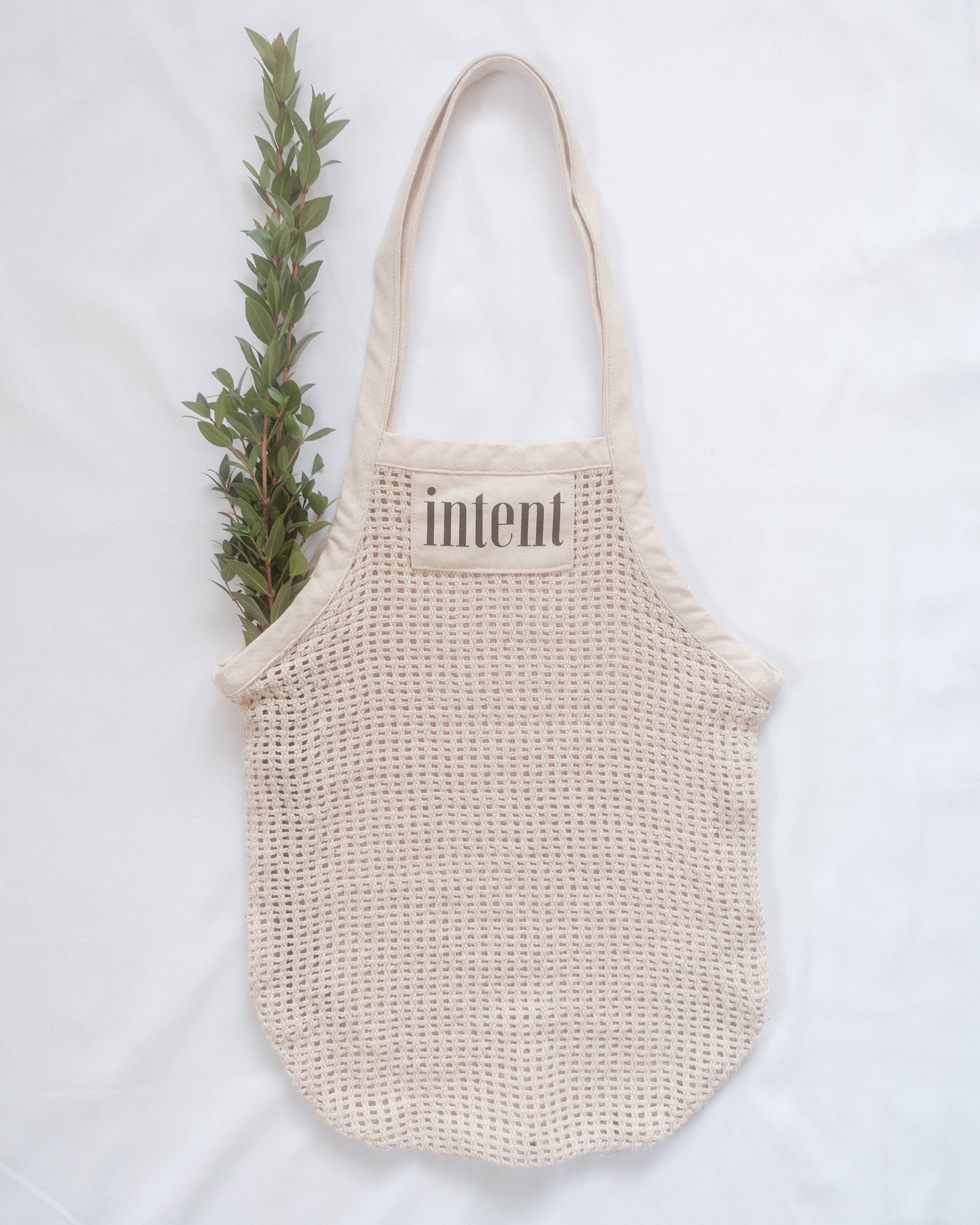 organic cotton and fair trade certified quality mesh tote  